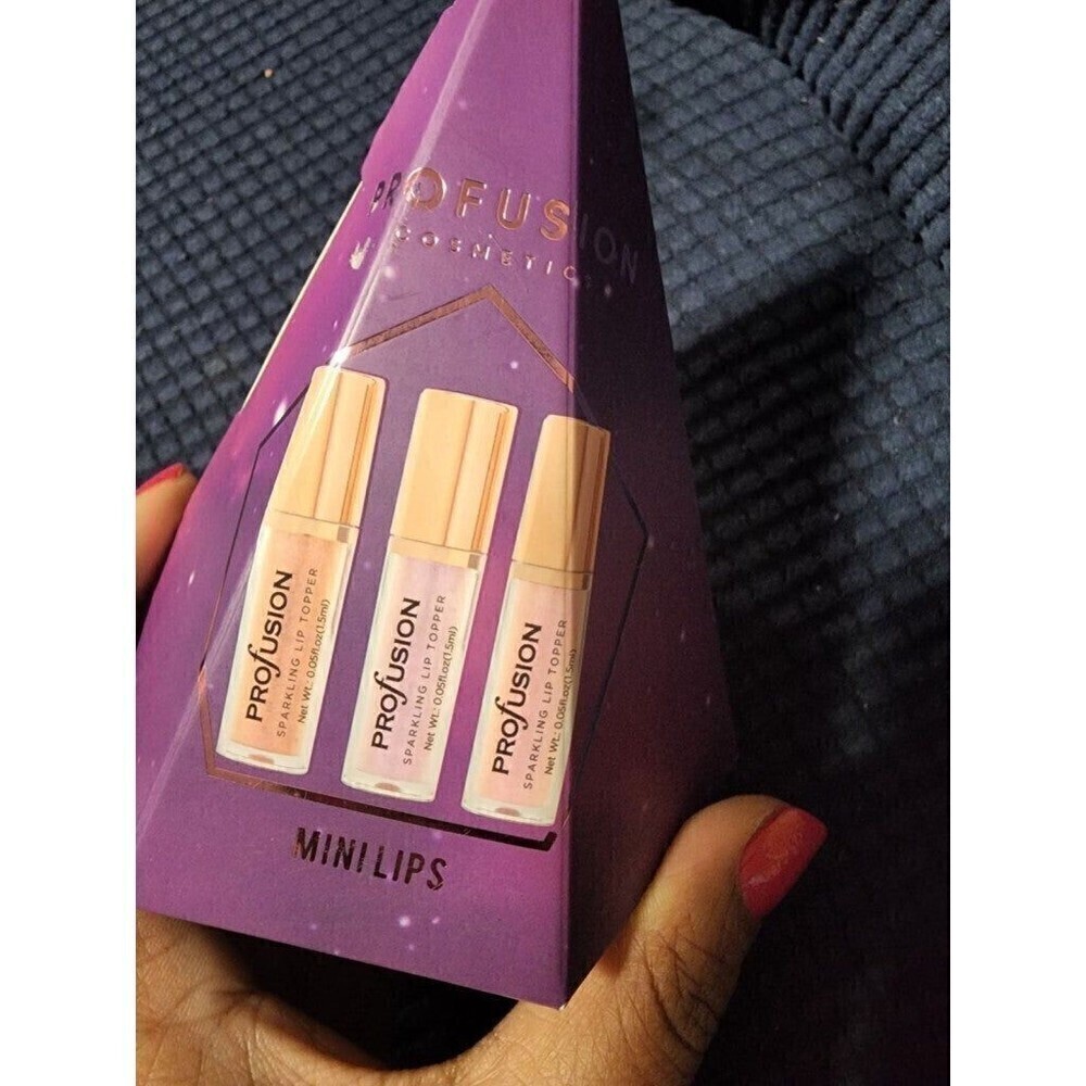 Profusion sparkling lip topper mini lip gloss set